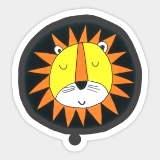 Chill Lion Sticker